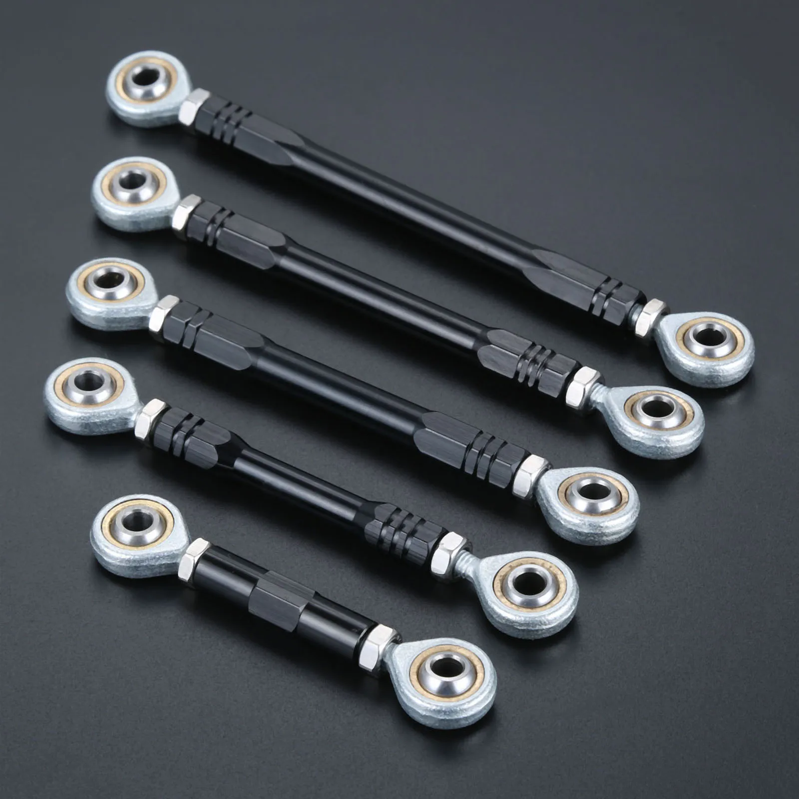 Motorcycle Accessories Motorcycle Foot Pedals Motorcycle Footrests Motorcycle Shift Rod CNC Aluminum Footrest Foot Pegs Rearset Gear Shift Shifter Rod 40-280mm