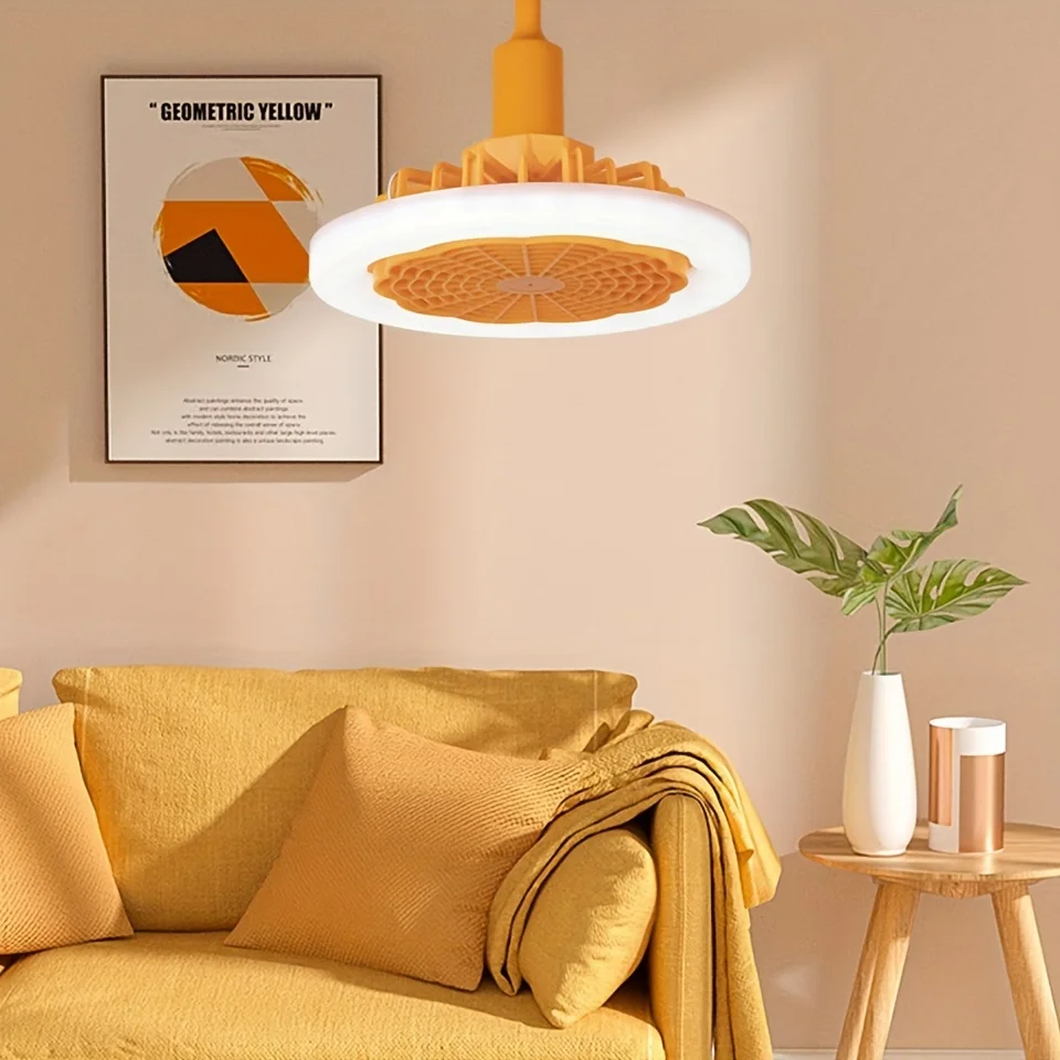 LED Smart fan light 30W AC110V 220V Ceiling Fan With Lighting Intelligent Remote Control E26/E27 Silent For Bedroom Living room 6