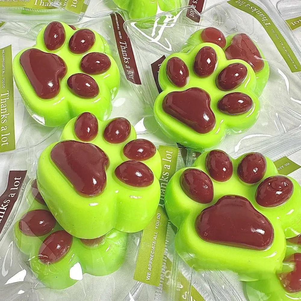 Creativity Squeeze Squeeze Cat Paw Toys Sticky Soft Cat Paw Decompressing Toy Abreact Relief Relax Toys antistress foot kids toy 4