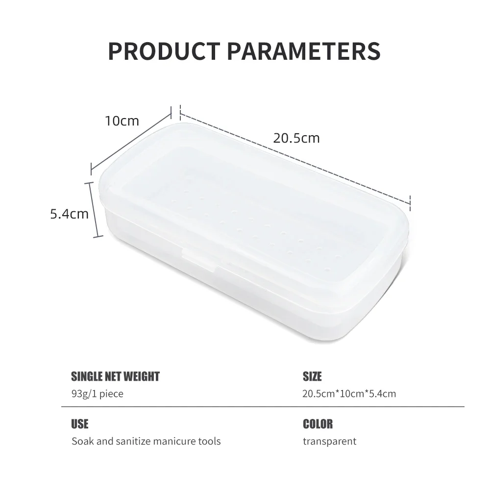 Nail Sterilizer Tray Disinfection Box Sterilizing Clean Nail Art Salon Manicure Implement Sanitize Tool Equipment Cleaner Tools for nail art tools nail tool sterilizer nail disinfection bag manicure tool disinfection box electric disinfection box nail tools cleaner