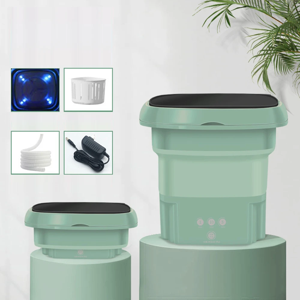 2023 Foldable Mini Portable Washing Machine With Dryer Bucket For