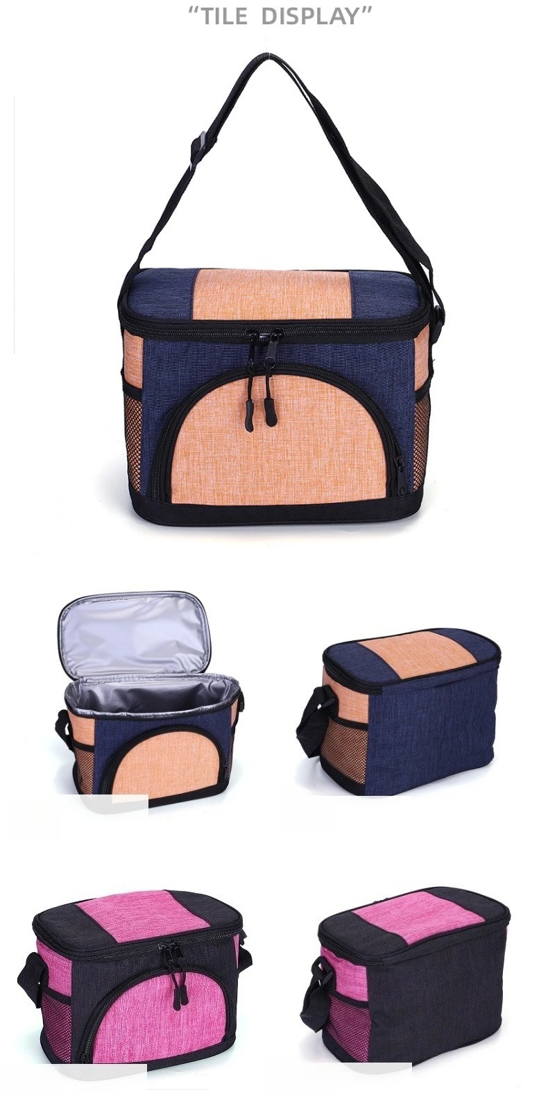Thickened Insulated Lunch Bag Oxford Fabric Thermal Tote for Outdoor Camping Picnic Portable Cold Storage Meal Bag