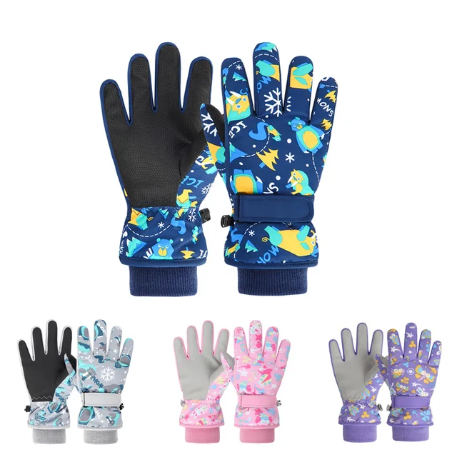 High Quality Children Kids Ski Gloves Winter Snowboard Snow Warm Glove