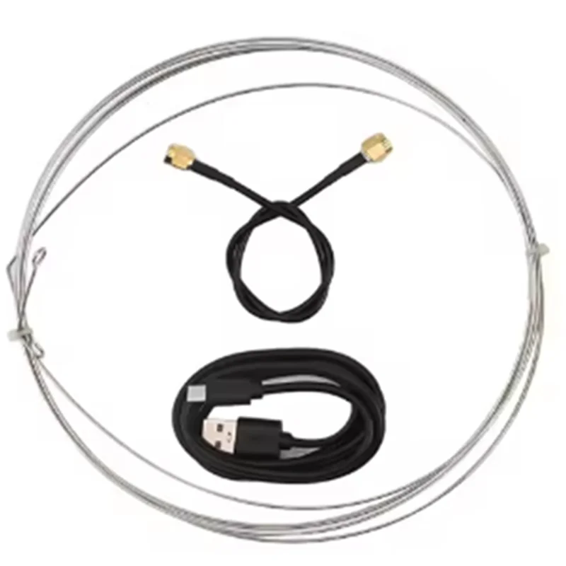B92B-MLA-30+ 루프 안테나 단파 라디오 USB 전원 옥상 발코니 0.5Mhz-30Mhz 지향성 자기 방수 쉘