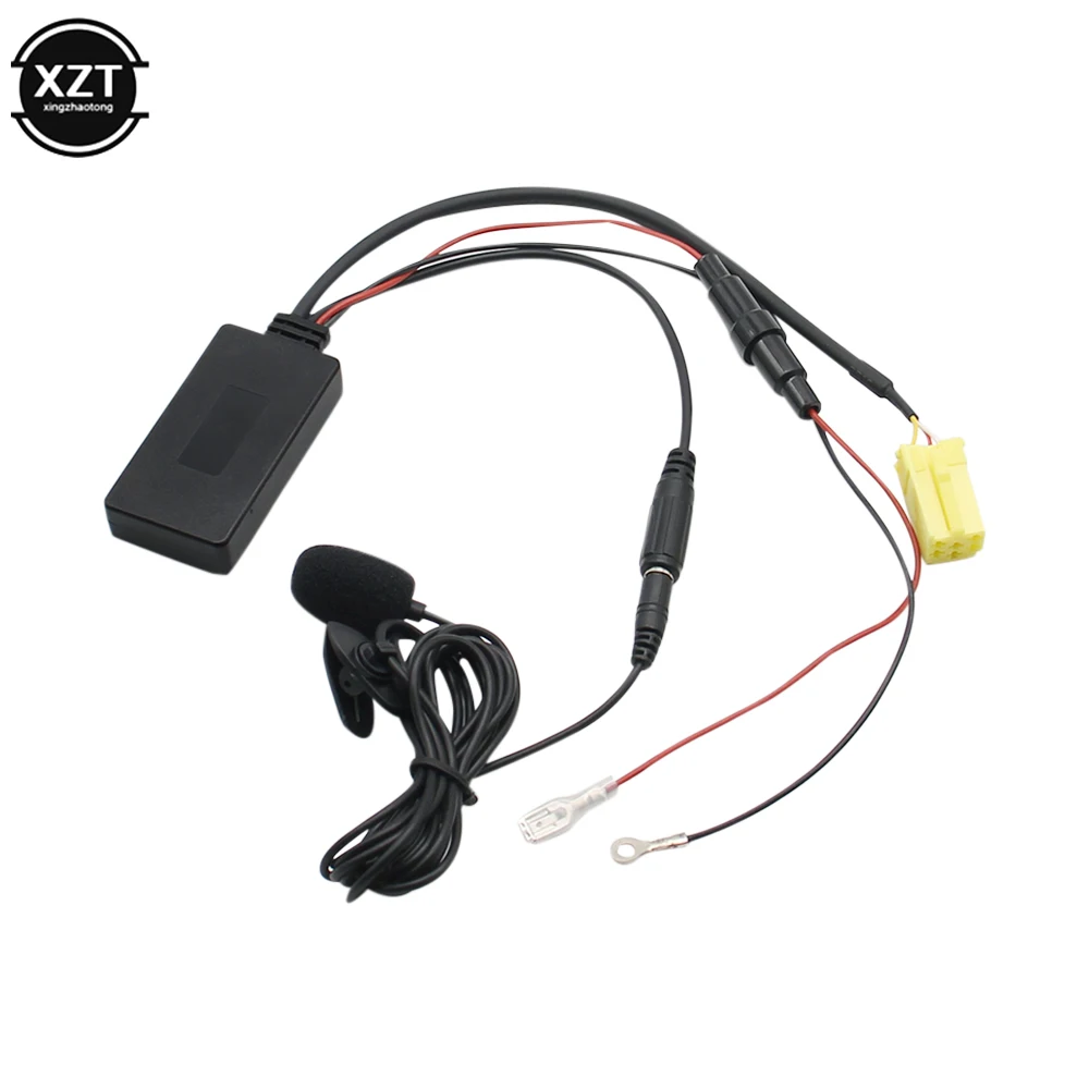 

Автомобильный Bluetooth-совместимый модуль 5,0 кабель AUX адаптер для Smart Fortwo 451 Roadster Grundig радио CD 8 контактов мини-разъем ISO