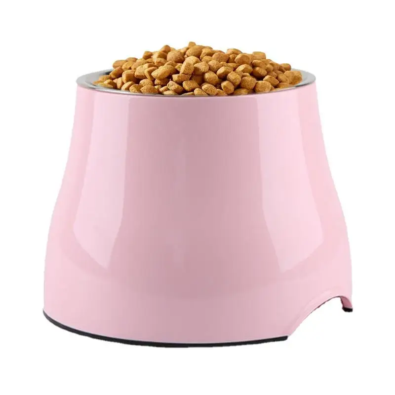 

Tilted Elevated Cat Bowl Raised Cat Bowls Stainless Steel Slanted Cat Dish Food Or Water Bowls Elevated Pet Feeder Bowls