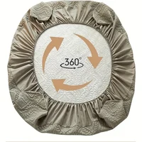 1PC Waterproof Mattress Protector Breathable Anti-mite Fitted Bed Sheet Mattress Cover Machine Washable No Pillowcase 5