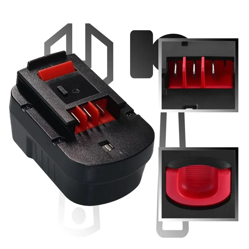 Batteries Black & Decker 14.4V 6.0Ah HPB14, 499936-34, 499936-35, A14 A144, A144EX A14F, B-8316, BD1444L - 4