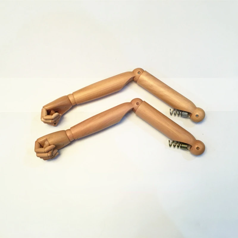 

Men's and Women's Mannequin Accessories Bionic Solid Wood Arm Plastic Arm Movable Joint Female Half Body Mannequin