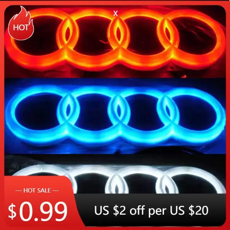 2026 핫 아이템 아우디 휠캡 249 273 285mm 아우디 자동차 LED 프론트 그..