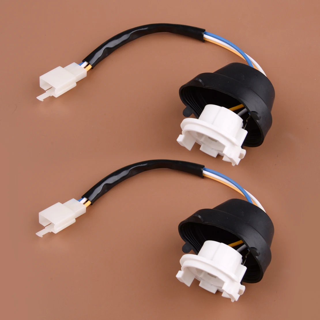 

2pcs BA20D Motorcycle Headlight Socket Lamp Bulb Connector Base Adapter Fit for REX RS 400 450 500 New High Quality