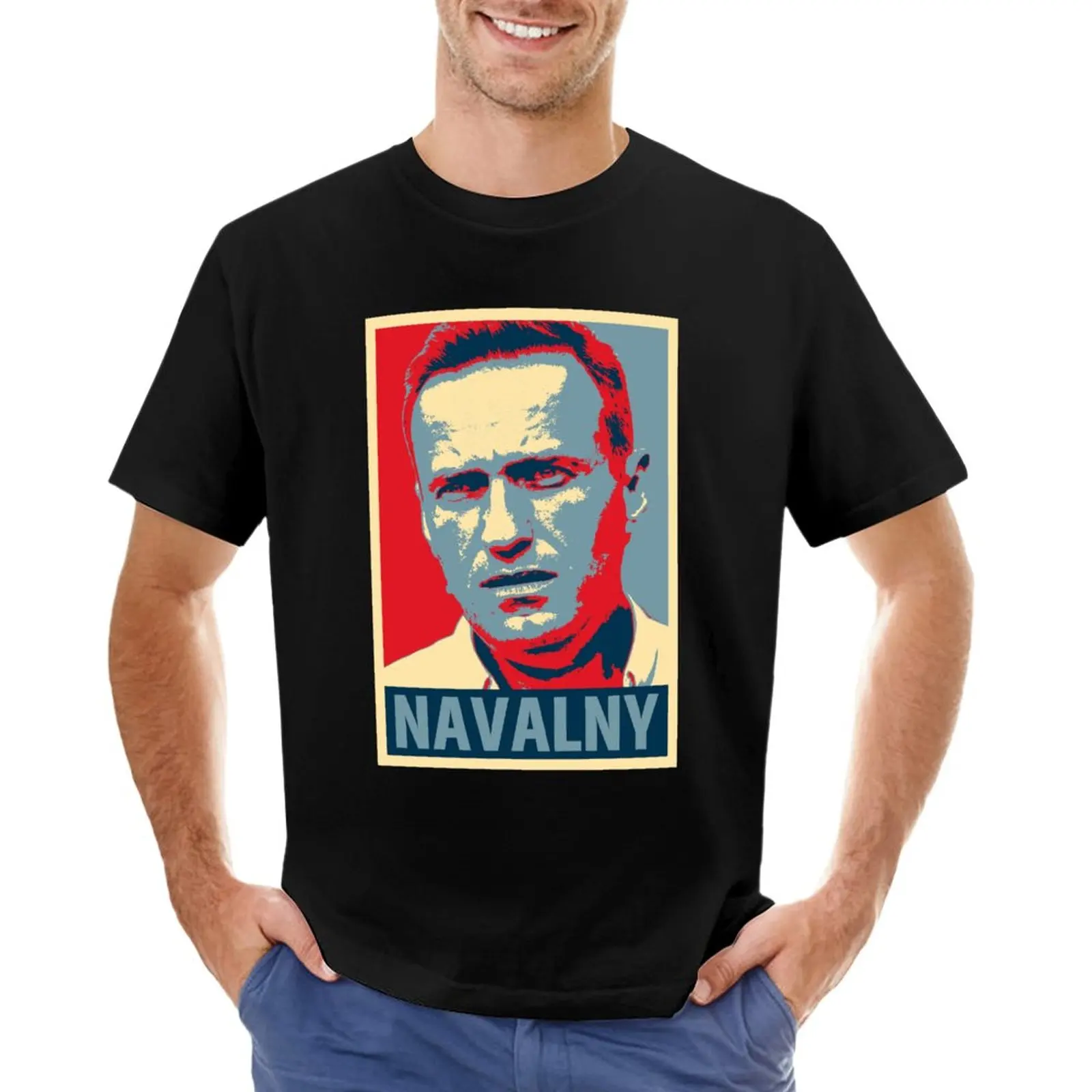 

Alexei Navalny T-Shirt black t shirt sweat shirt kawaii clothes Men's long sleeve t shirts