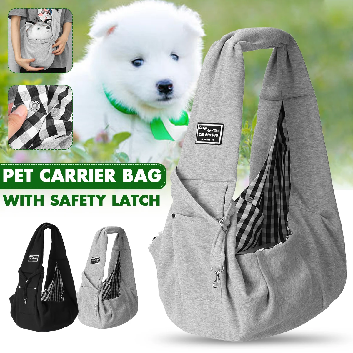 Pet Puppy Carrier Bag Cats Puppy Outdoor Travel Dog Shoulder Bag Cotton