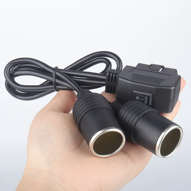 12V ġ obdii obd2 24awg   ġ ̺ 16pin  ڵ ð  dc  obd  Ŀ ̺