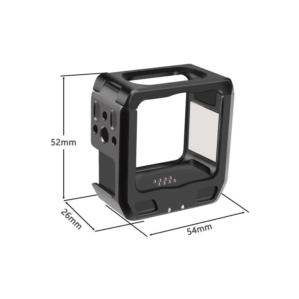 Magnetic Action Camera Cage For Action 2 Dual-screen Full Cage w/ Cold Shoe Mou