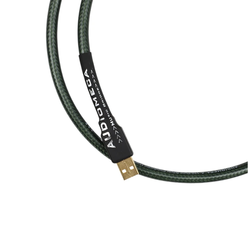 Usb cable AUDIOMECA A110 Pure silver conductor 2.0 A to B USB cable DAC audio signal cable audio cable