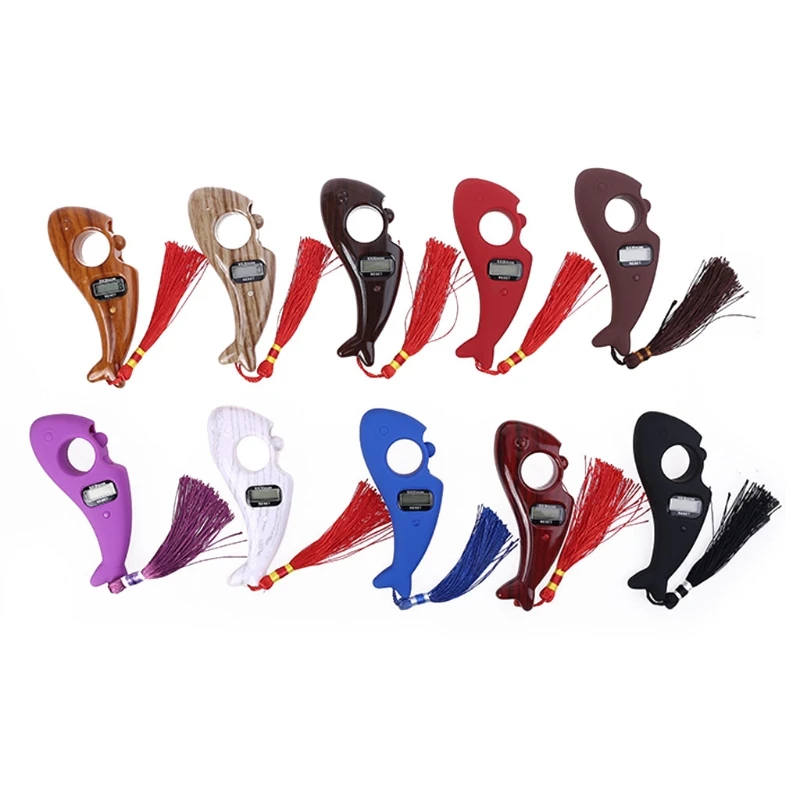 손가락 카운터 이슬람 Tasbih 구슬 디지털 카운터 이슬람기도 구슬 10 스타일 Dropship