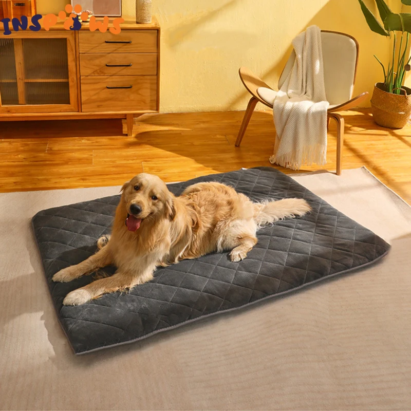 ExtraLargeDogSleepingMatCalmingDogBedforSpringAutumnPlush