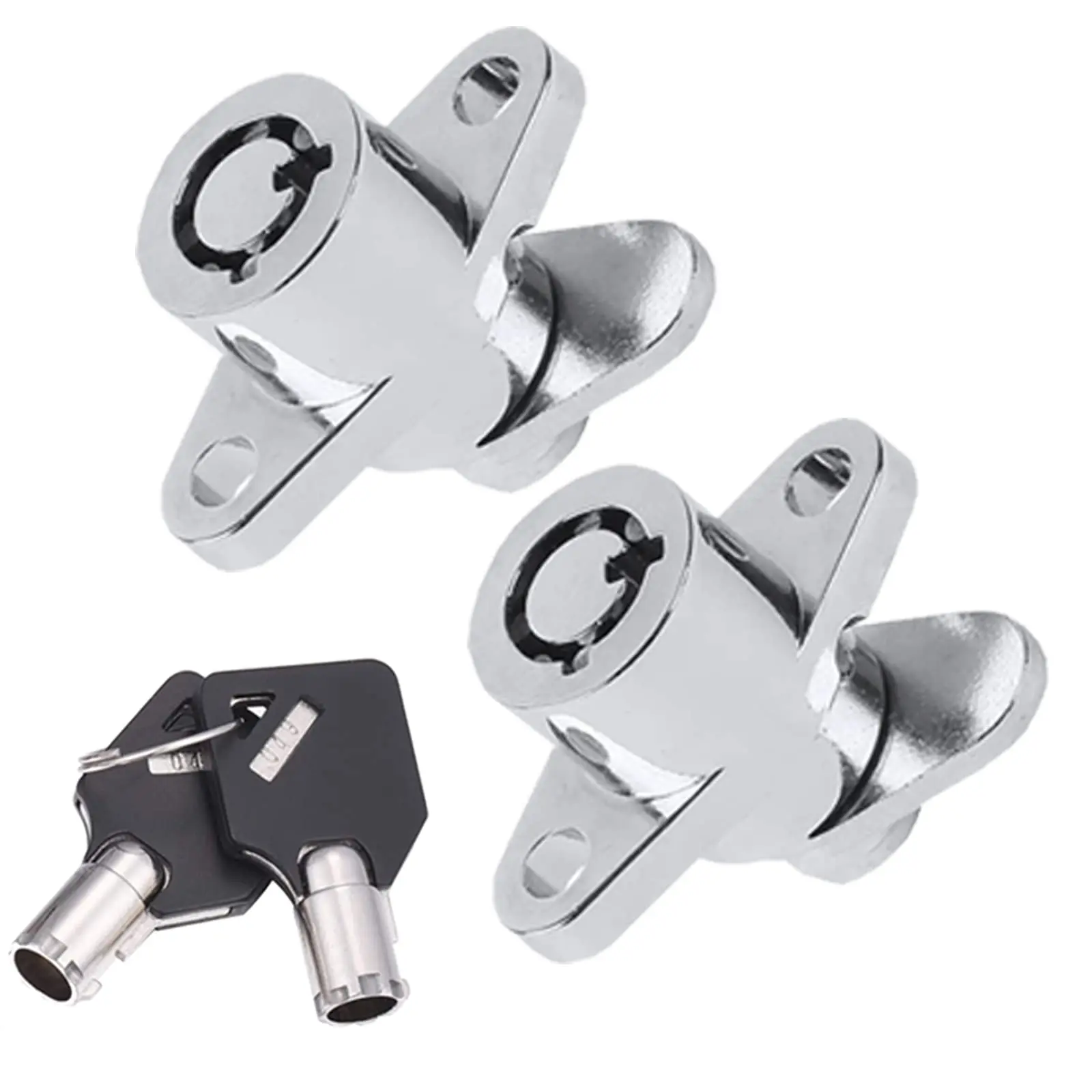 2 Keys Hard Saddlebag Locks Fits for Harley Davidson Touring Electra Street Glide Road King Glide 1993-2013