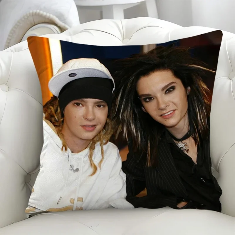 

Pillowcases Tom Kaulitz Bed Cushions of Modern Sofa Pillowcase for Living Room Decorative Double-sided Printing Cushion Pillows