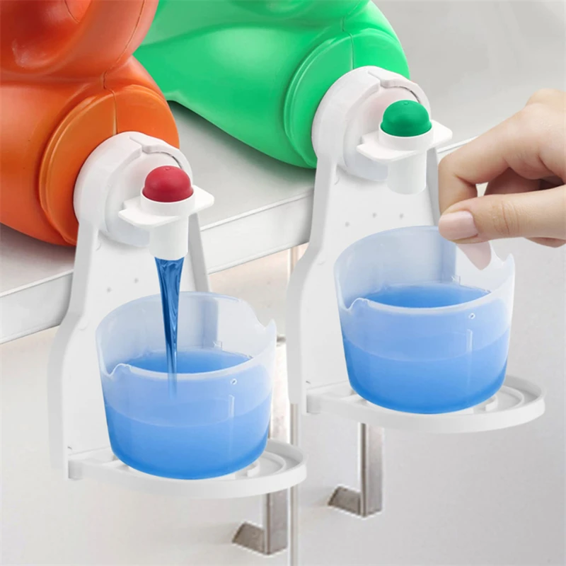 

Washing Liquid Cup Holder Laundry Detergent Holder Anti-Spill Foldable Laundry Detergent Drip Catcher Cup Holder Storage Tray