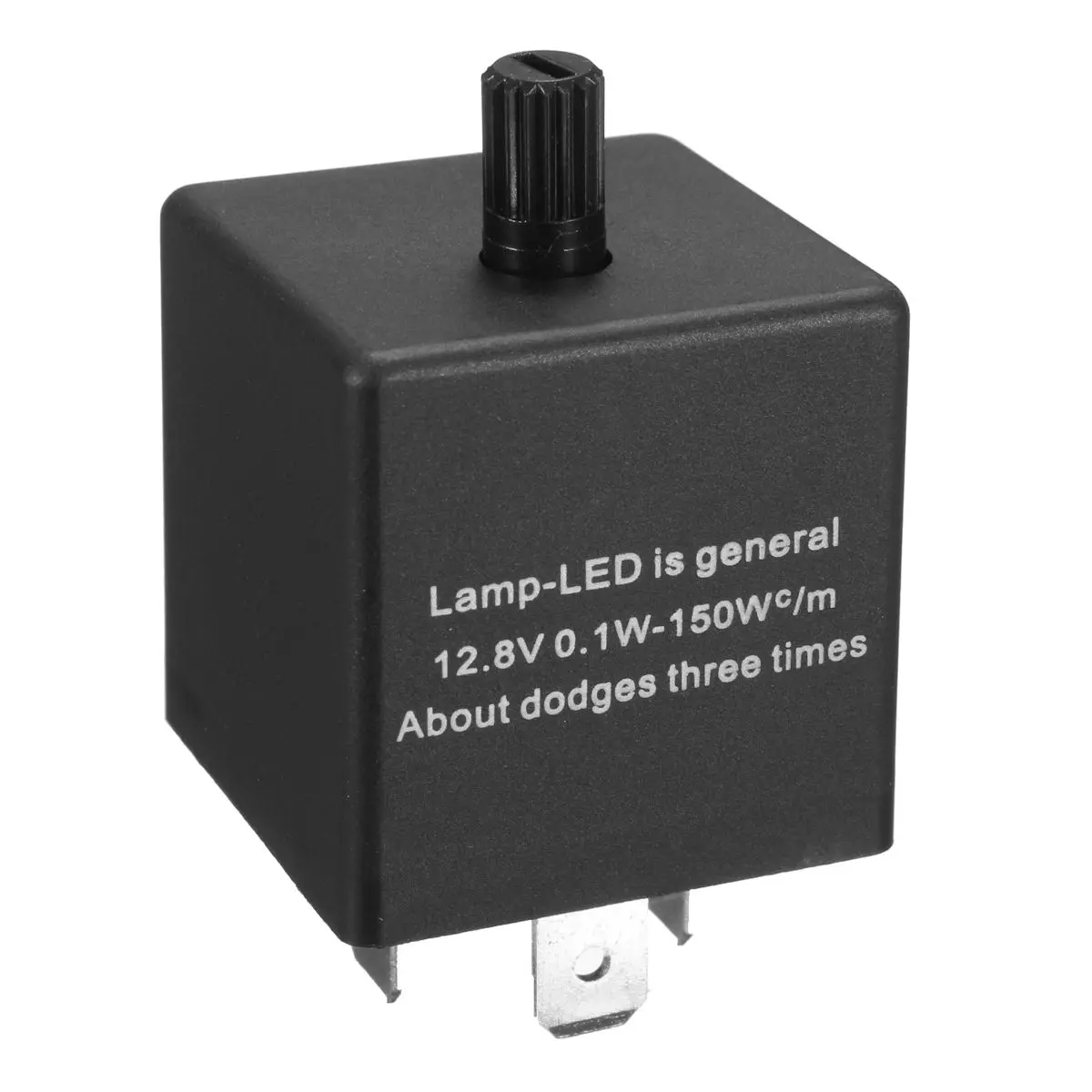 

12V 3 Pin LED Adjustable Car Flasher Flash Relay For Turn Signal Light Indicator