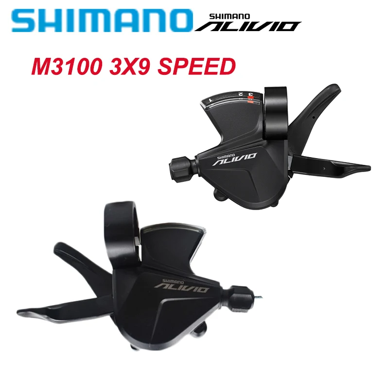 시마노 ALIVIO M3100 2x9 단 변속 레버 그룹 세트, MTB 변속 SL-M3100-L SL-M3100-2L 및 SL-M3100-R 정품 부품 