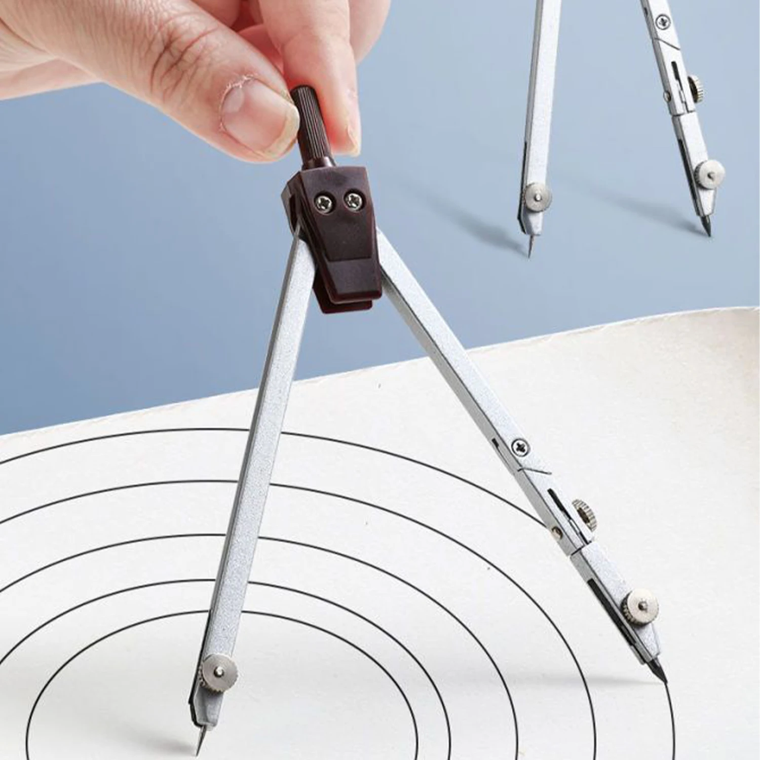 Engineers Compass Ruler Professional Drawing Drafting Tool Compass and Ruler Set Student ...