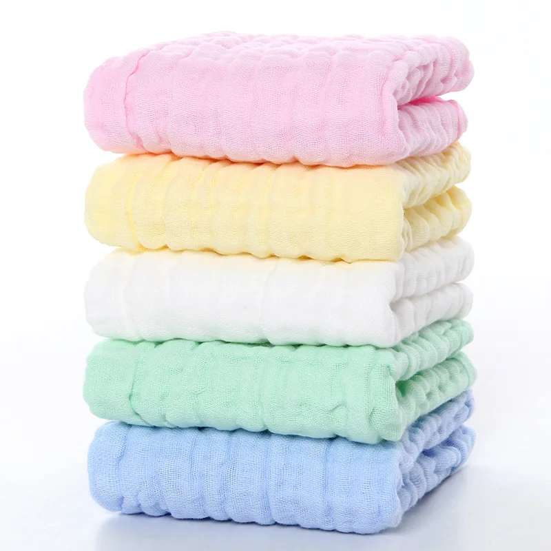 Children Six-Layer Gauze Square Towel Newborn Towel Soft Absorbent Class a Baby Serviette Baby Bath