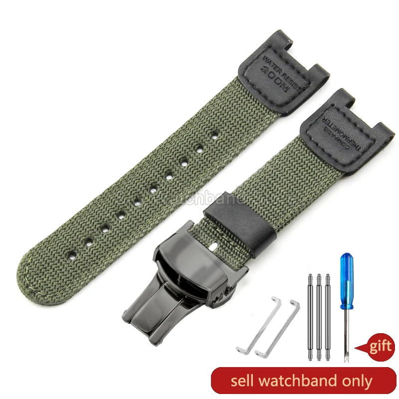 لساعة كاسيو خفيفة الوزن قابلة للتنفس من النايلون S...