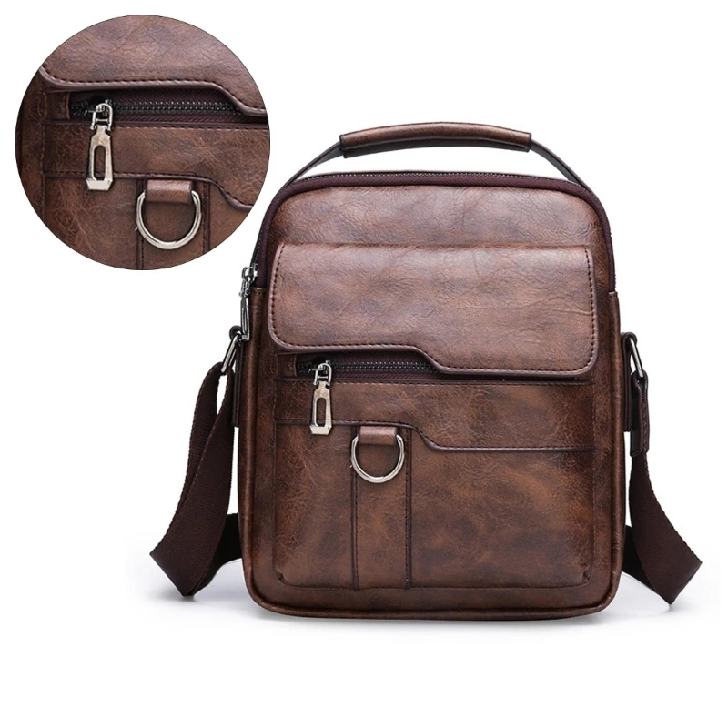 Shoulder Bags Travel Office Business Crossbody Bag for Men E74B