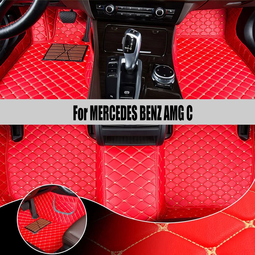 

Custom Car Floor Mat For MERCEDES BENZ AMG C 2008-2013 Year Upgraded Version Foot Coche Accessories Carpets