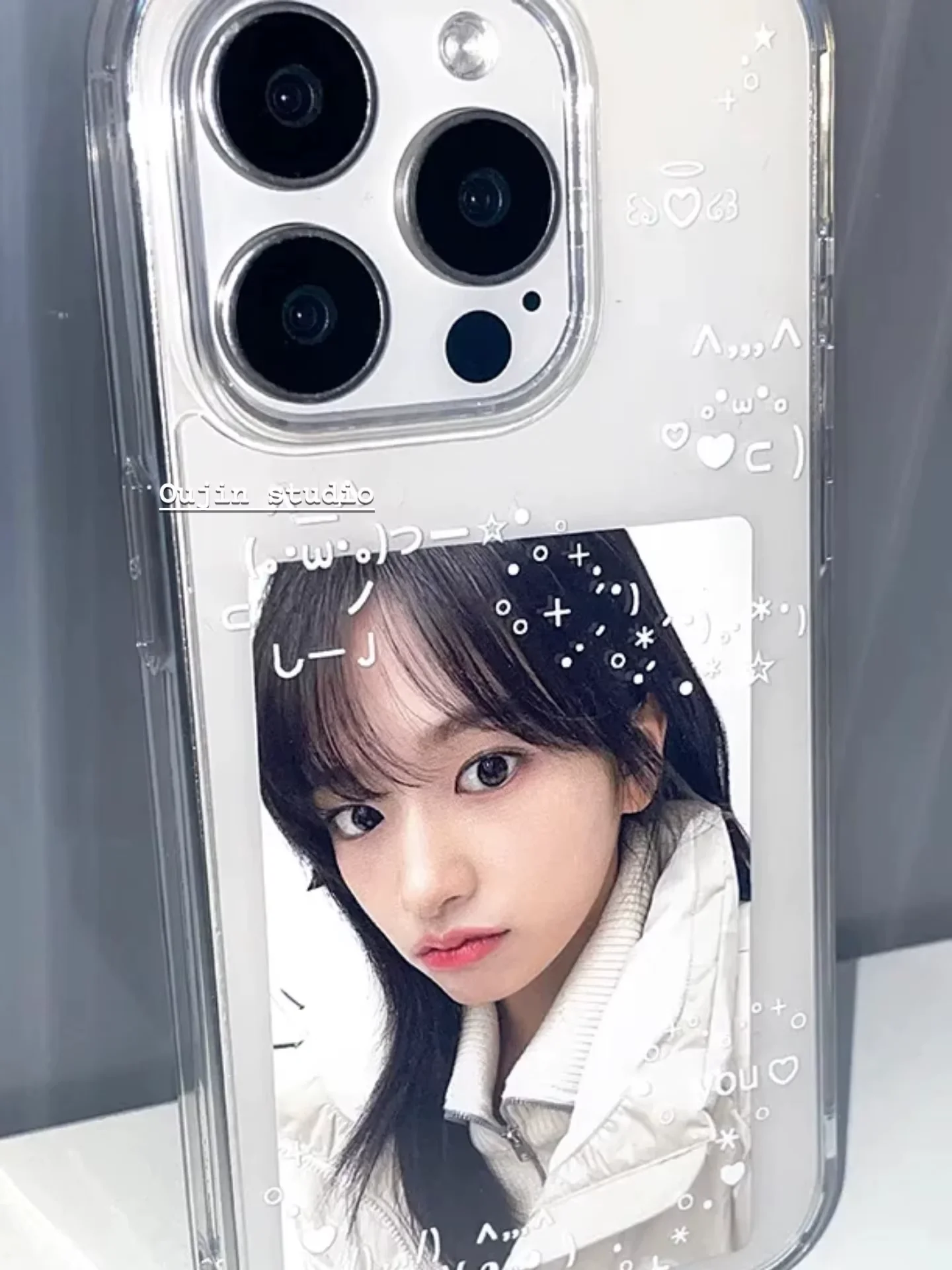 รูปสินค้า เคสใสลายเส้นน่ารักสไตล์เกาหลี สำหรับ iPhone ทุกรุ่น