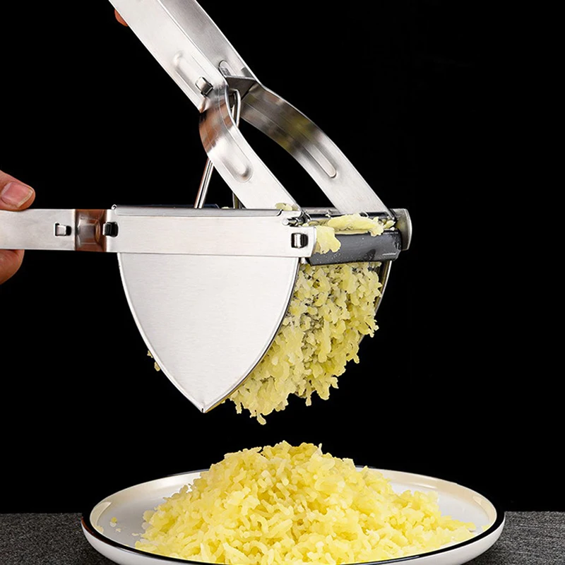 

Potato Ricer Stainless Steel Potato Masher Heavy Duty Potato Ricer Masher For Baby Food Fruit Vegetable Juicer