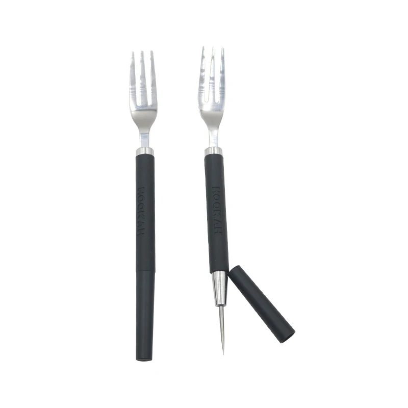 1PC Retro Design Shisha Fork Aluminum Foil Hole Puncher For Hookah Bowl Sheesha Chicha Narguile Accessories 3