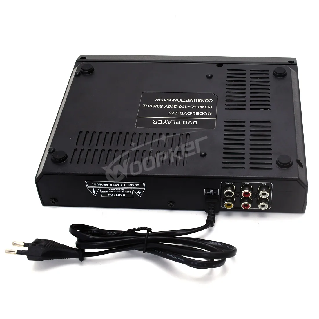 Woopker DVD-225 Player Multi Region Digital TV Disc Player Support DVD CD MP3 MP4 VCD USB Home Theatre System images - 6