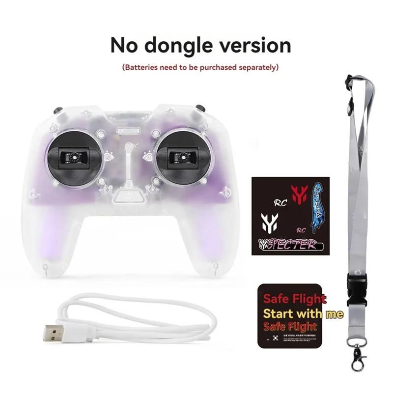 L09A-HGLRC C1 리모콘 8CH 500Mw ELRS 2.4G TX 모듈 BT4.2 RC 비행기 FPV 드론 초보자 파일럿