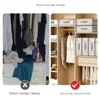 Creative Bed Sheet Storage Box Clothing Fabric Sheet 4-piece Organizer Wardrobe Blanket Quilt Cover Non-woven Storage Box 6
