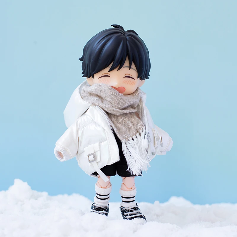 Ob11 Scarf Multi-Color Optional With Plaid Doll Scarf Accessories For Gsc Clay Head, Obitsu11, Molly, 1/8bjd, 1/12Bjd Doll 4