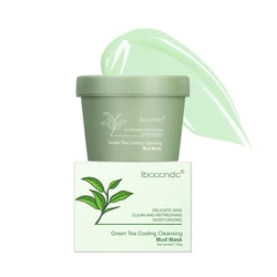 Green Tea Mud Face Mask - Natural Skincare, Deep Cleansing & Pore Nourishing, 100g (100g)