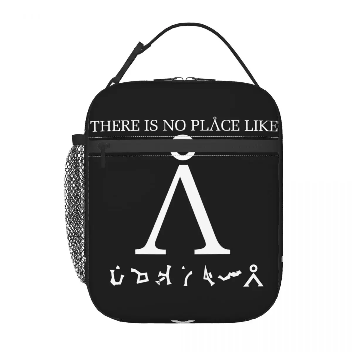 

There Is No Place Like Earth Insulated Lunch Bag Tote Food Handbag