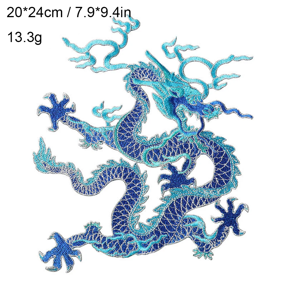 Stickerei Drachen Dekorative Patch für DIY, Nähen auf Kleidung, Ethnische Stil, Klassische Dekorationen, Kleidungs stück Accessoires, 1 PC – Detail 11