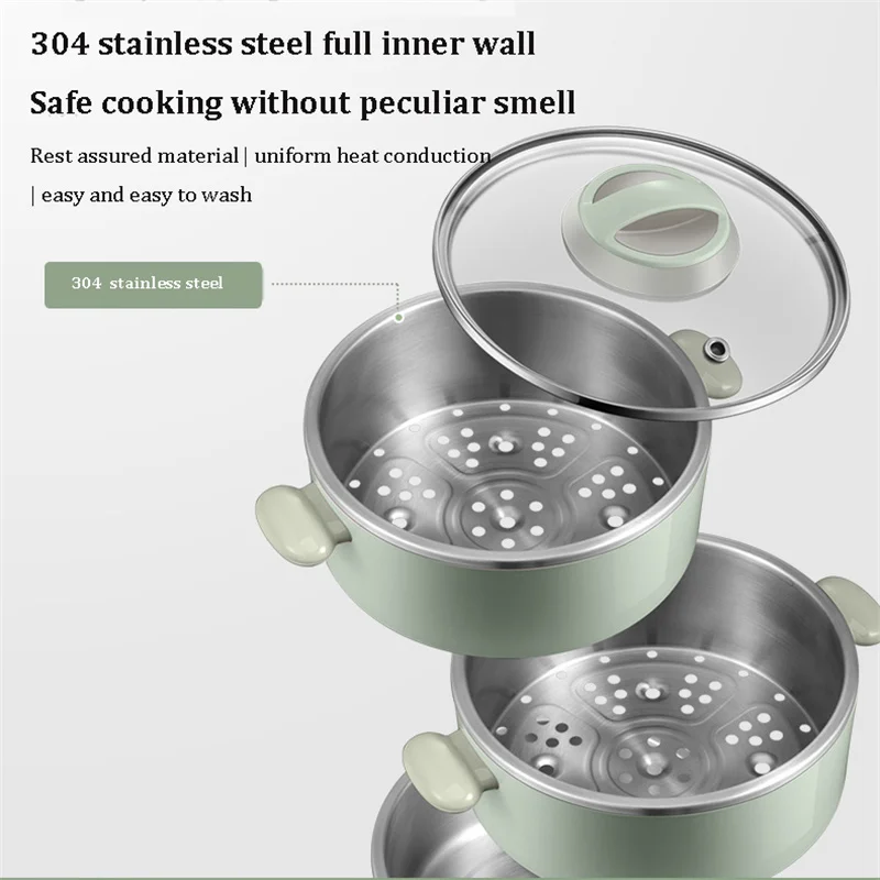 Household Smart Electric Steamer Multilayer Steamer Steam Fish Seafood Breakfast Machine Pot Kitchen Cooking Appliances