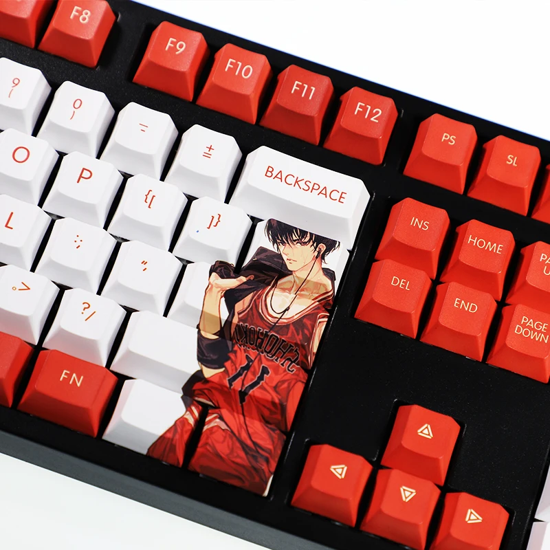 108 keys SLAM DUNK anime theme color keycap PBT material Cherry