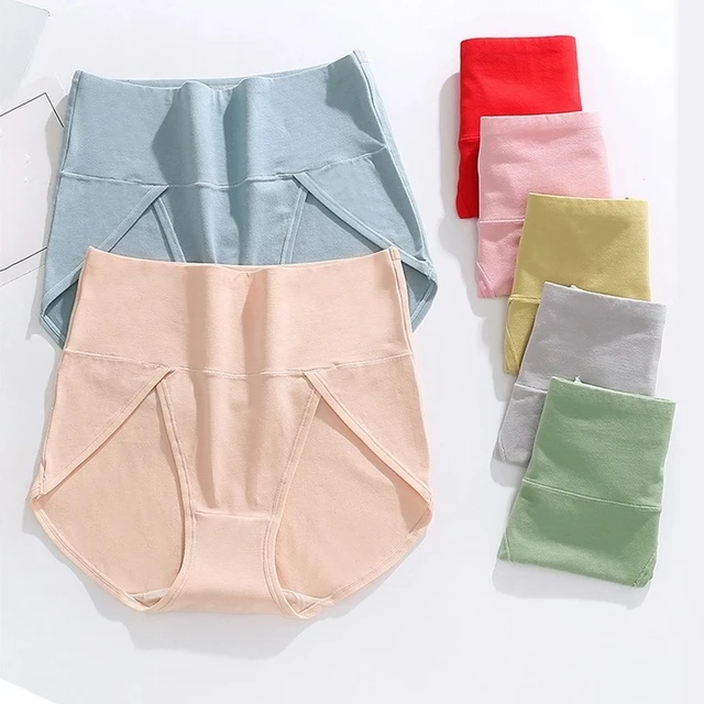 Women Cotton Panties High Waist Body Shaper Slimming Butt Lifter