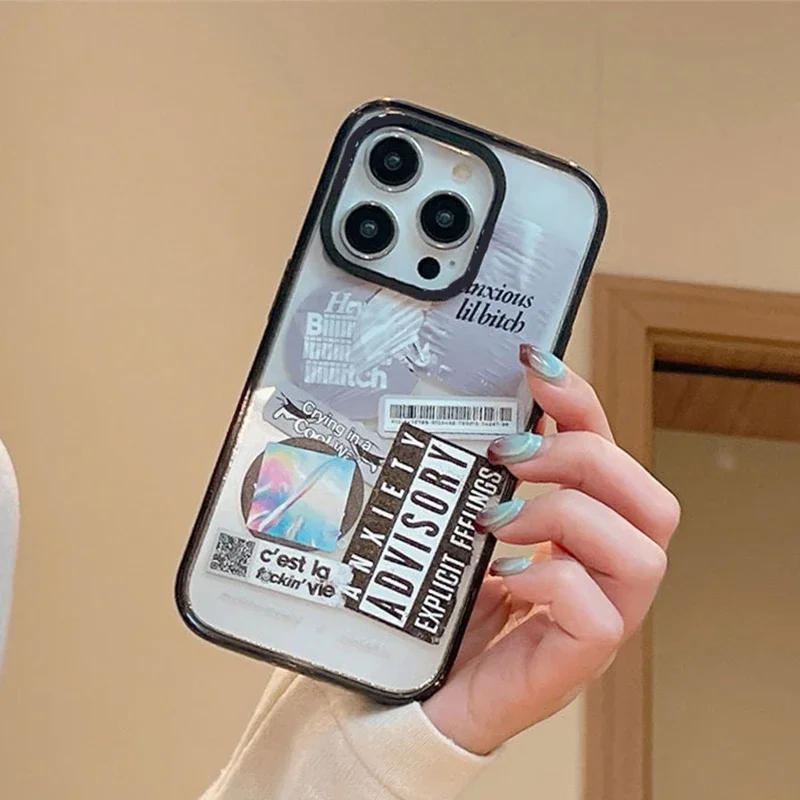 

Upgrade Acrylic Border Album Phone Case Cover for IPhone 11 12 13 14 15 Pro Max Case for IPhone 15 Pro Max