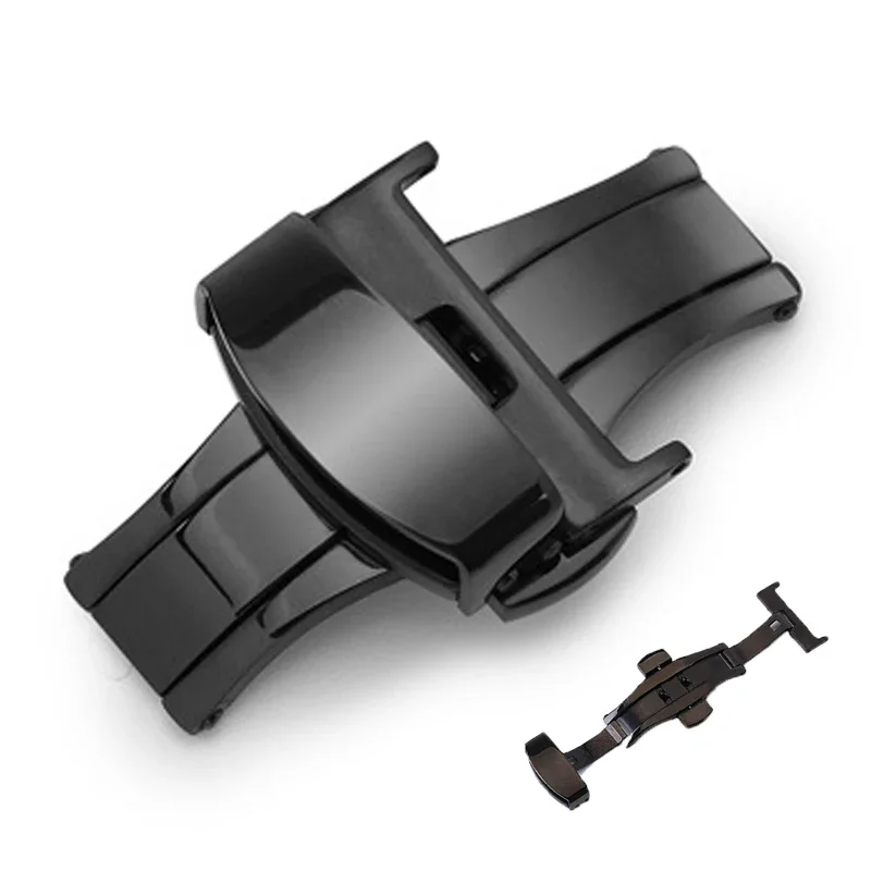 Polished Stainless Steel Butterfly Buckle Clasp