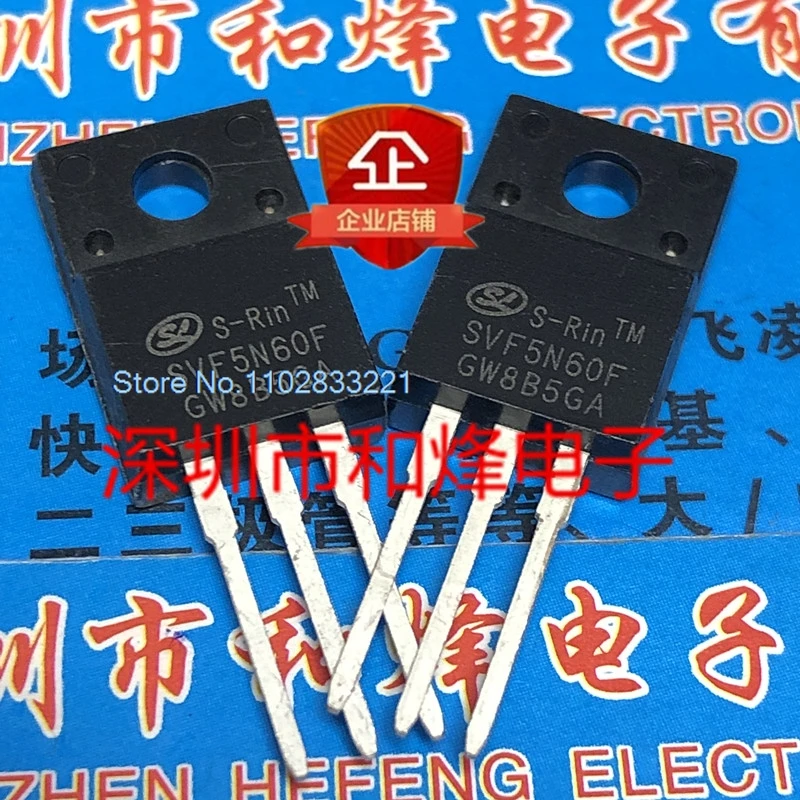 

（10PCS/LOT） SVF5N60F TO-220F 600V 5A