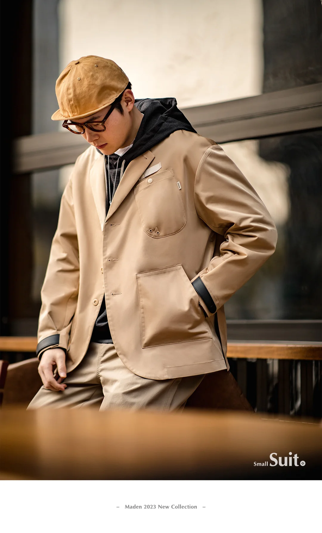 Maden American Vintage Heavyweight Cotton Lapel Jackets for