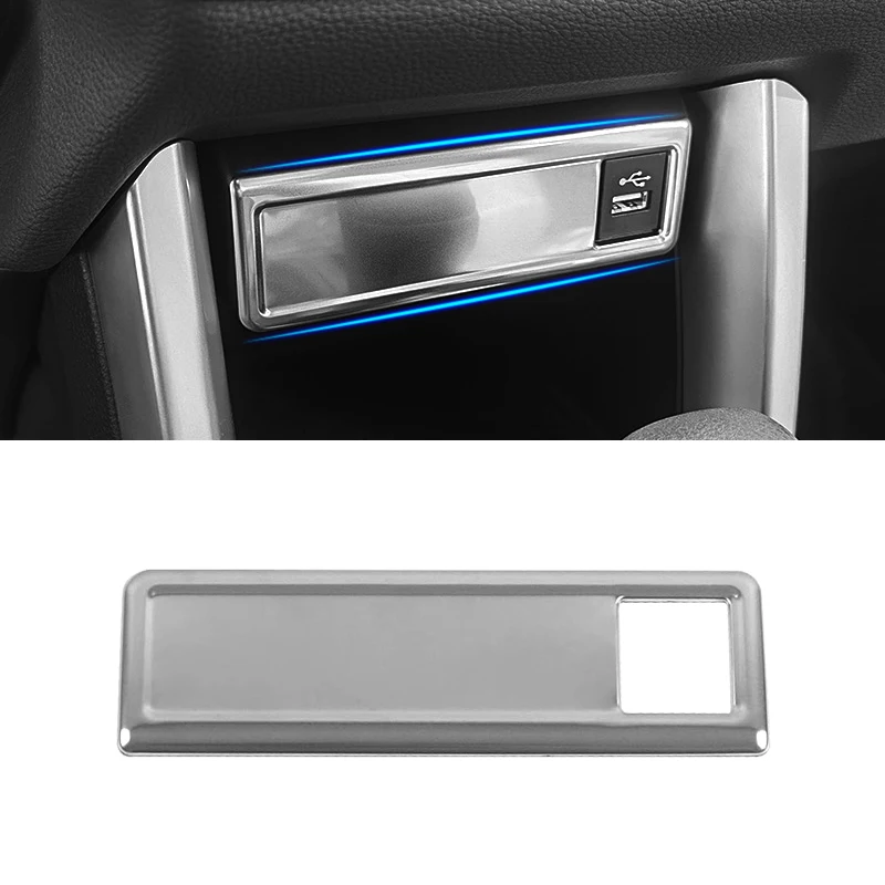 Hybrid Car Console Center USB Charging Port Trim Cover Accessories